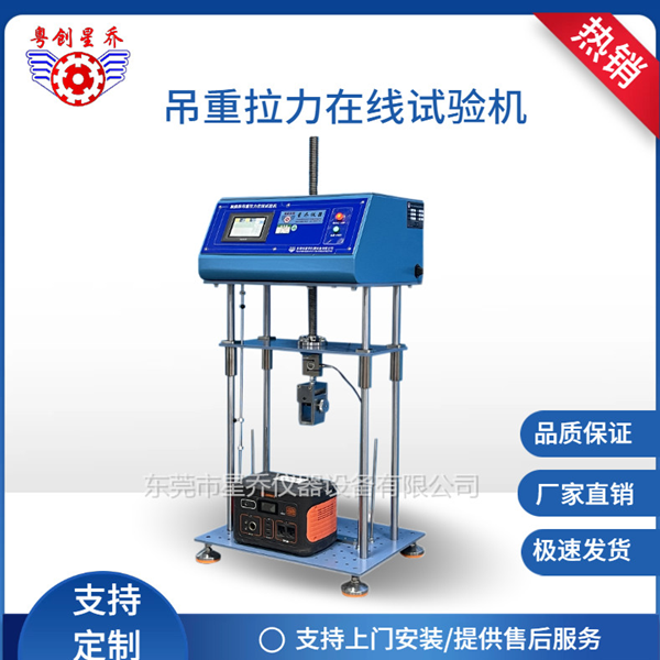 Load-bearing tensile force online testing machine